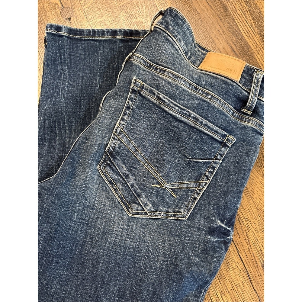 BKE Payton Universal Midrise, Skinny blue denim jeans distressed 28x32 Women's